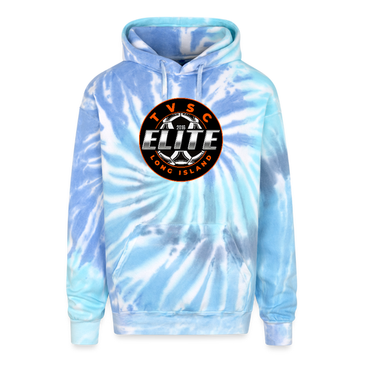 Adult Tie Dye Hoodie - blue lagoon