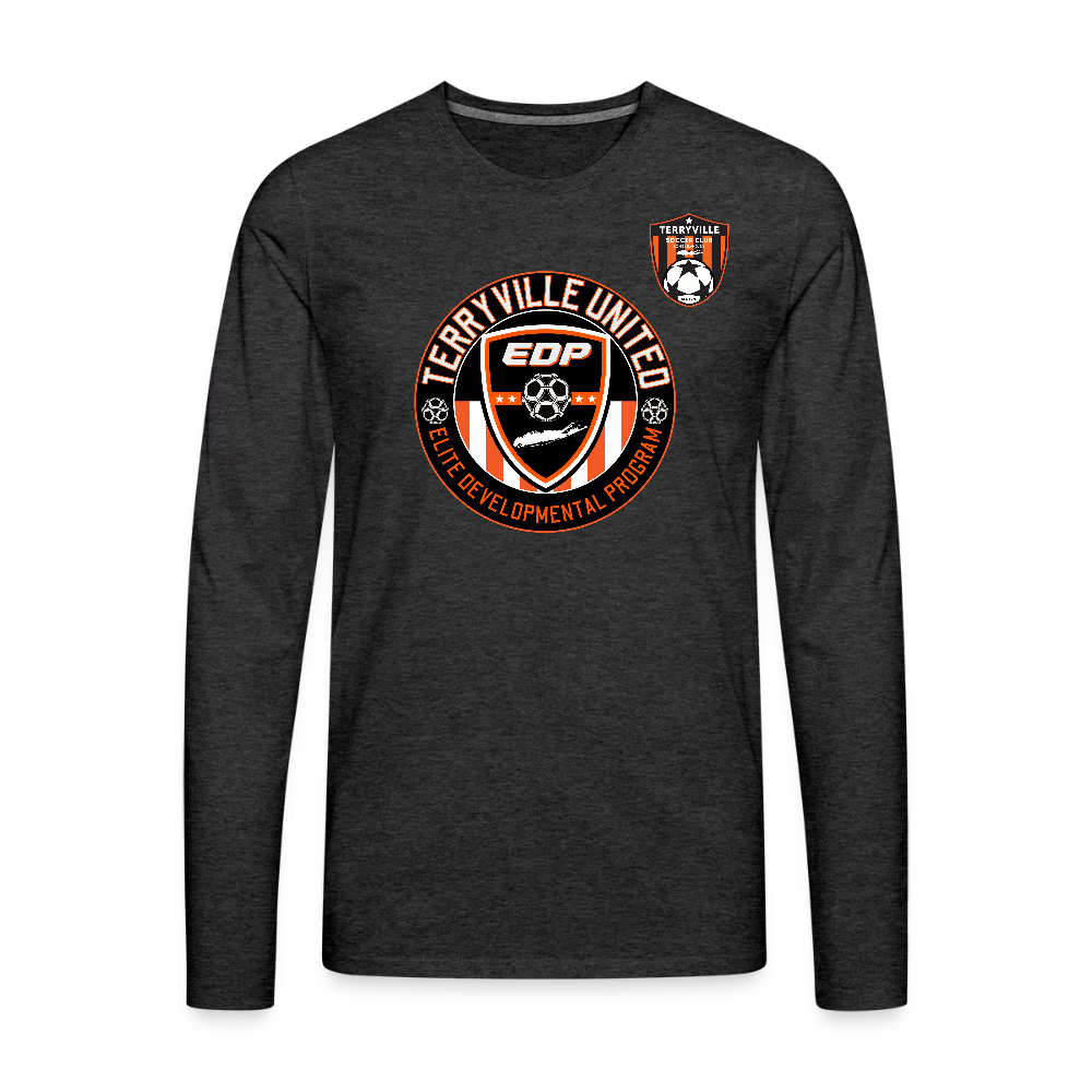 Men's Premium Long Sleeve T-Shirt - charcoal grey