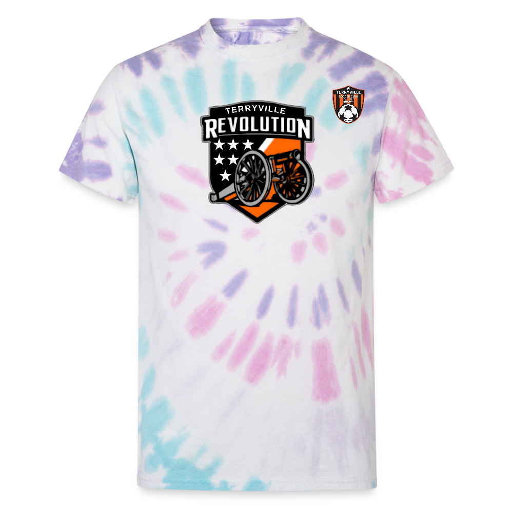 Unisex Tie Dye T-Shirt - Pastel Spiral