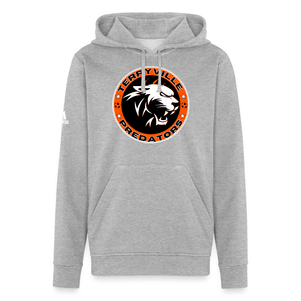 Adidas Unisex Fleece Hoodie - heather gray