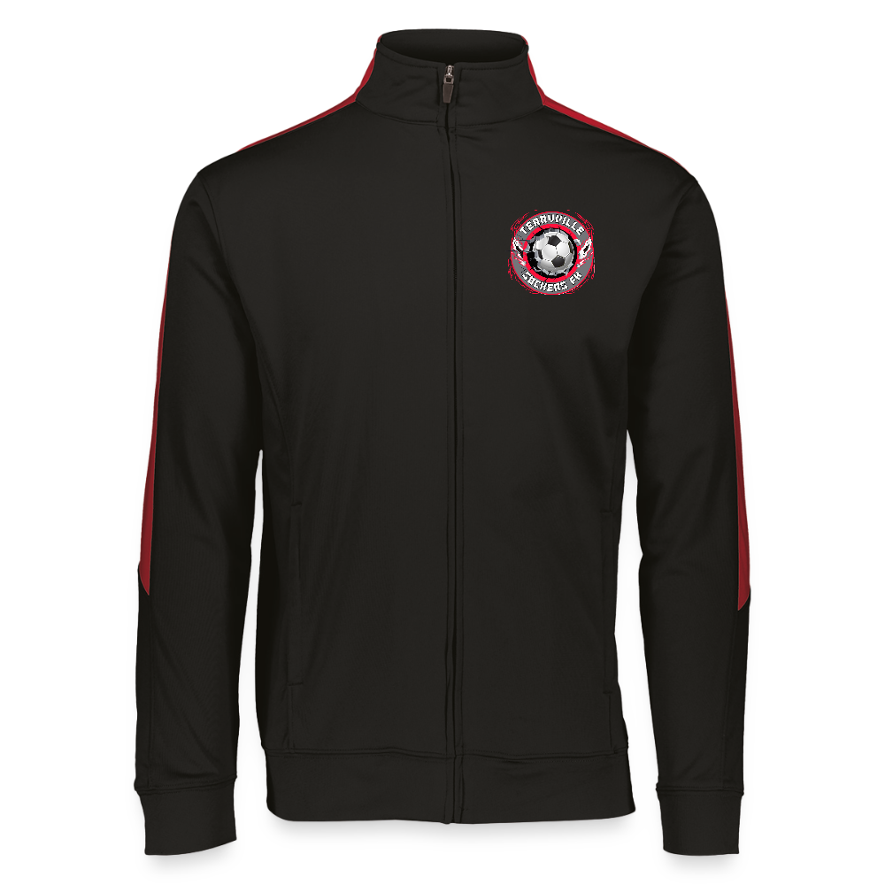 Augusta Sportswear Unisex 2.0 Medalist Jacket - black/red