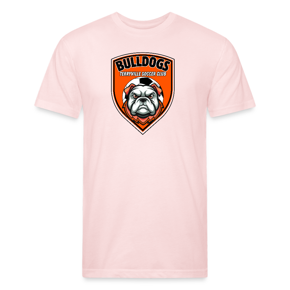 Fitted Cotton/Poly T-Shirt by Next Level - blush pink 
