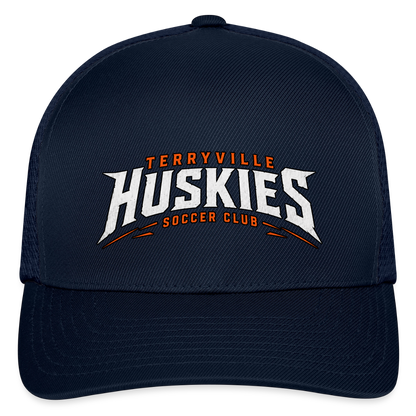 Flexfit Fitted Baseball Cap - navy