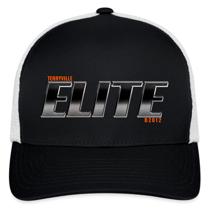 Flexfit Fitted Baseball Cap - black/white