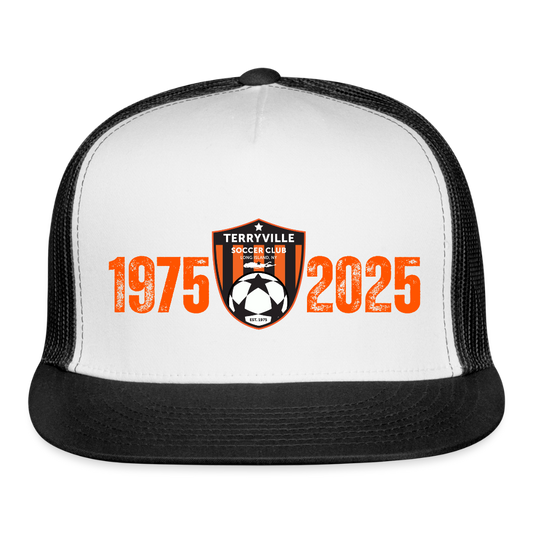 50th Anniversary Trucker Hat - white/black