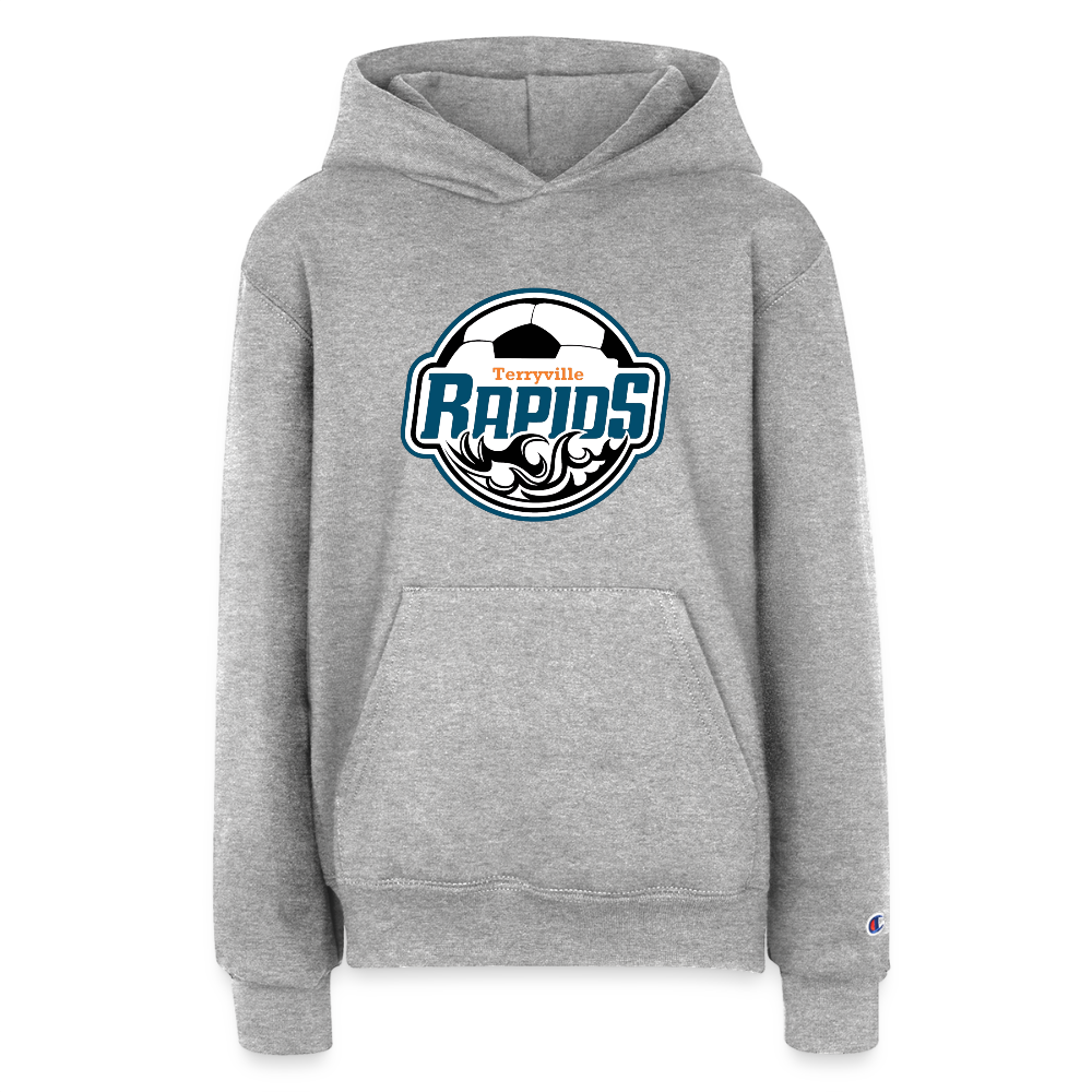 Champion Youth Hoodie - heather grey