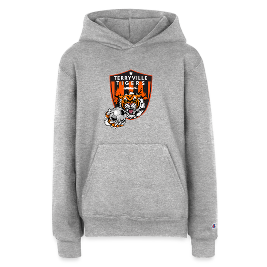 Champion Youth Hoodie - heather grey
