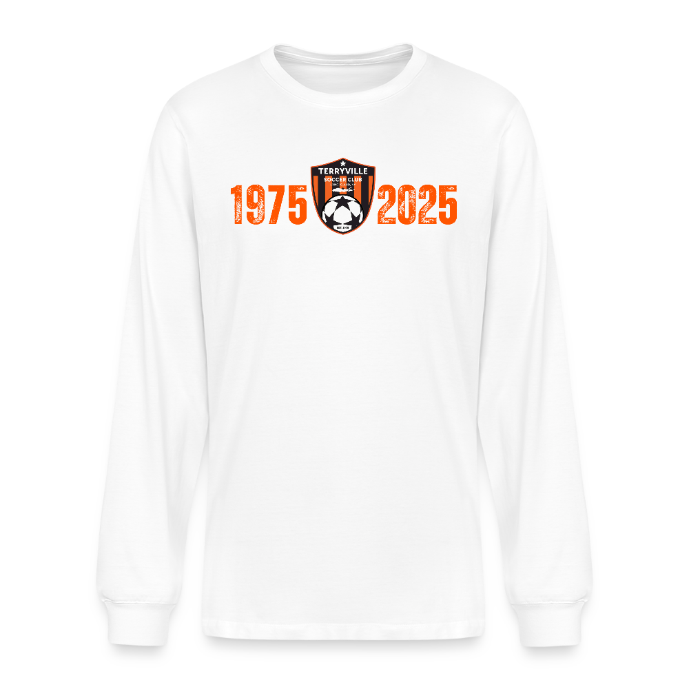 50th Anniversary Long Sleeve T-Shirt - white