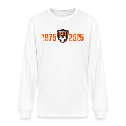 50th Anniversary Long Sleeve T-Shirt - white