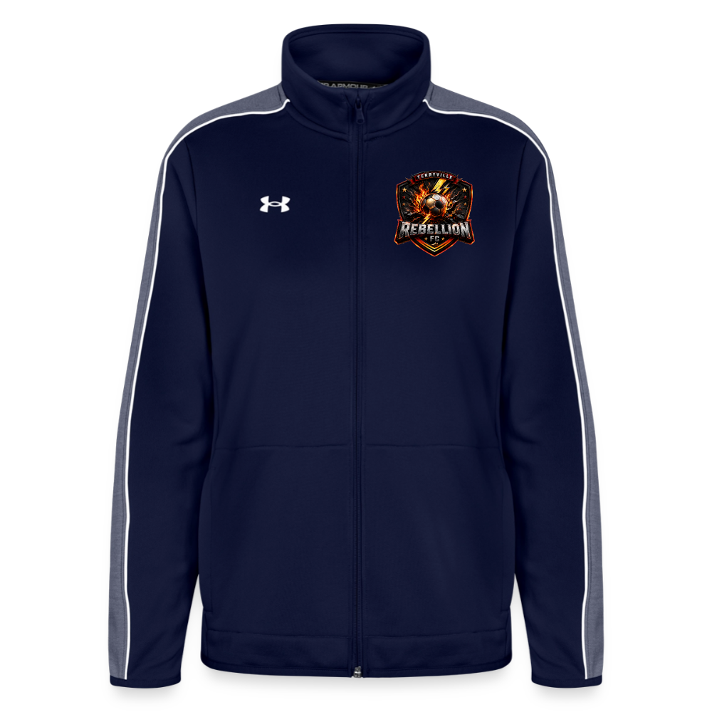 Under Armour Women's Command Full Zip 2.0 - navy/white