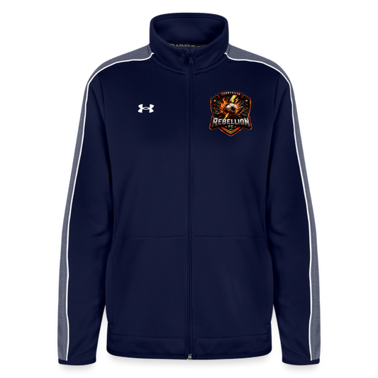 Under Armour Women's Command Full Zip 2.0 - navy/white