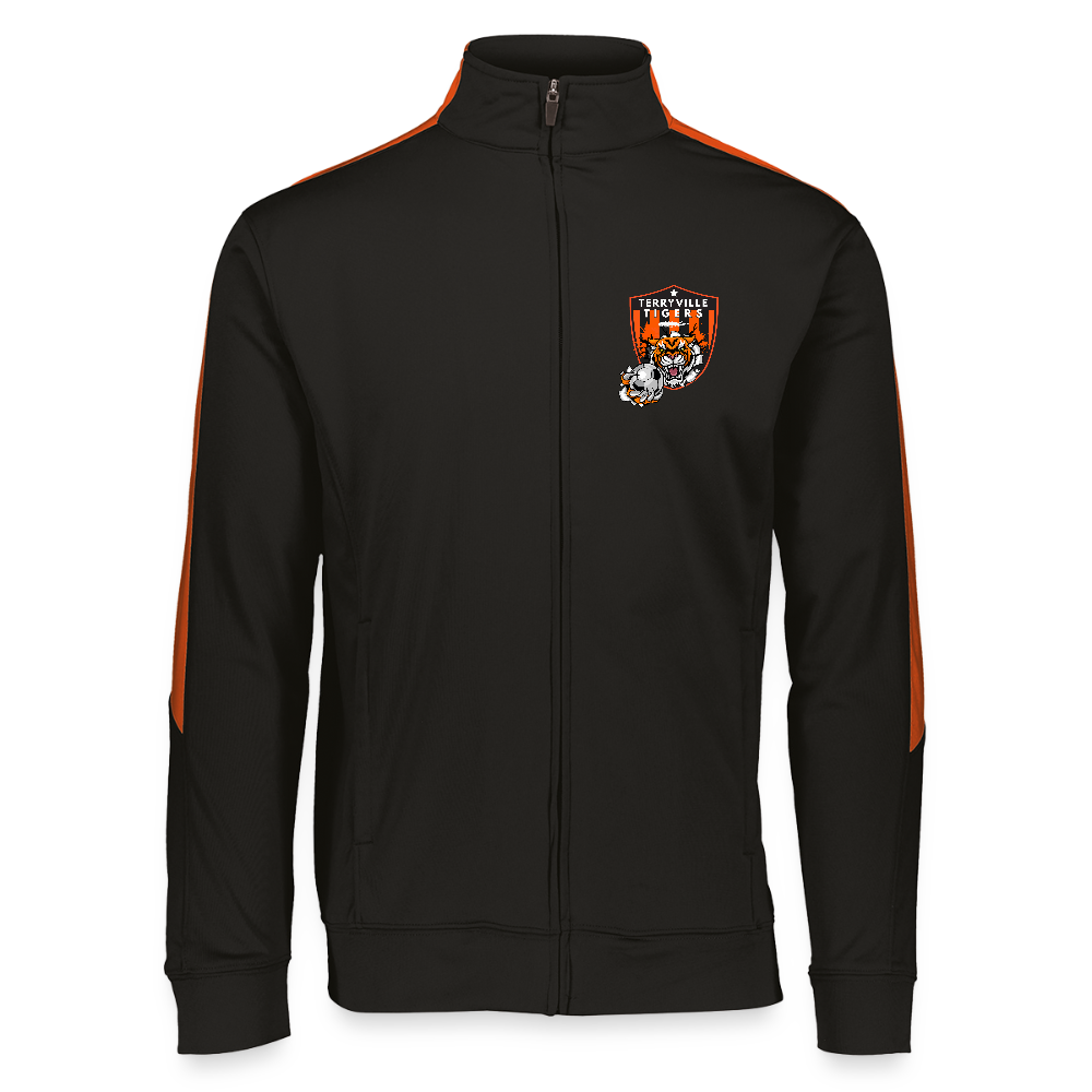 Augusta Sportswear Youth 2.0 Medalist Jacket - black/orange