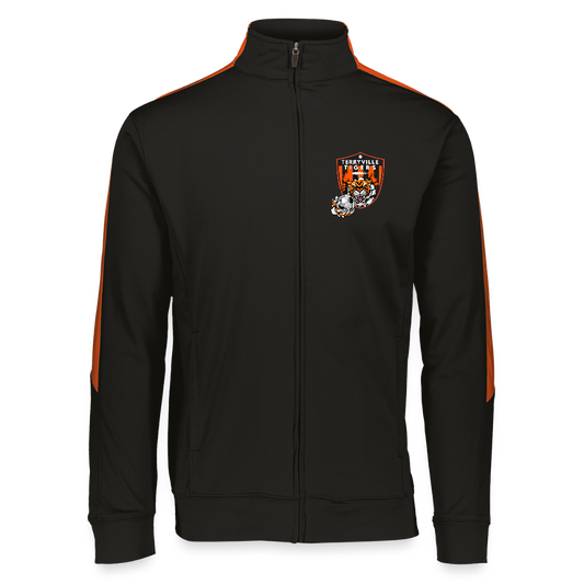 Augusta Sportswear Youth 2.0 Medalist Jacket - black/orange