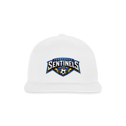 Snapback Baseball Cap - white