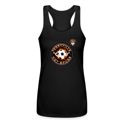 Women’s Performance Racerback Tank Top - black