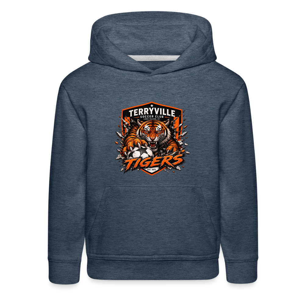 Kids‘ Premium Hoodie - heather denim