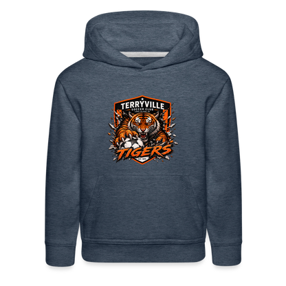 Kids‘ Premium Hoodie - heather denim