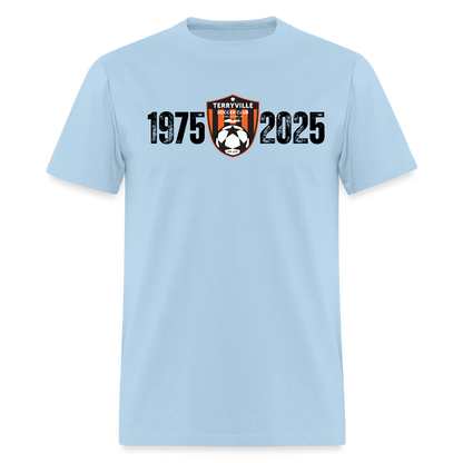50 Year Anniversary T-Shirt - powder blue