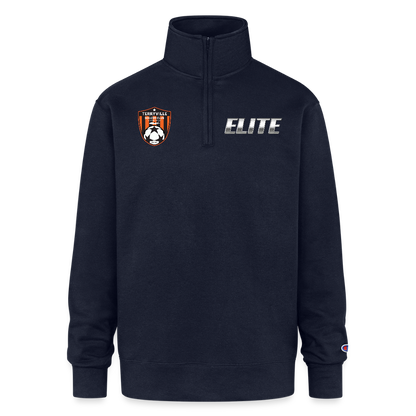 Champion Unisex 1/4 Zip Pullover Sweatshirt - navy