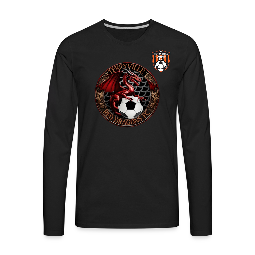 Men's Premium Long Sleeve T-Shirt - black