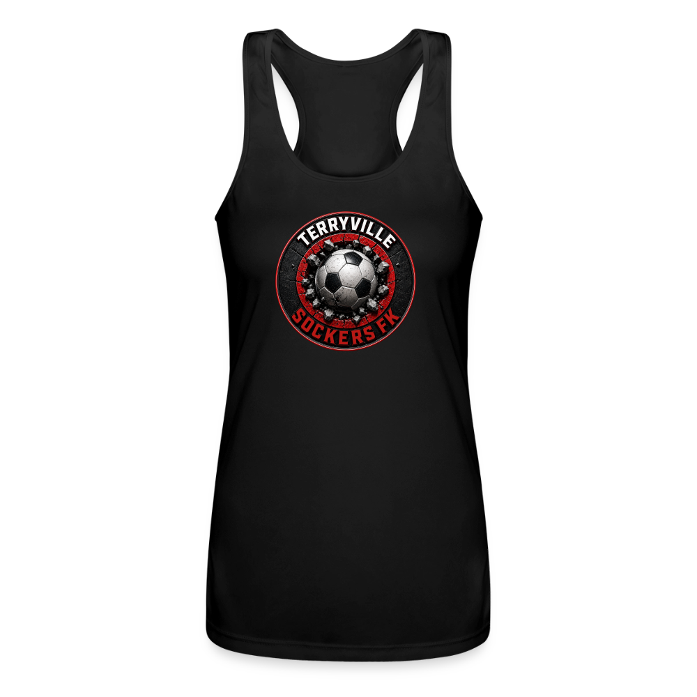 Women’s Performance Racerback Tank Top - black