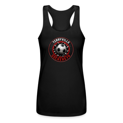Women’s Performance Racerback Tank Top - black