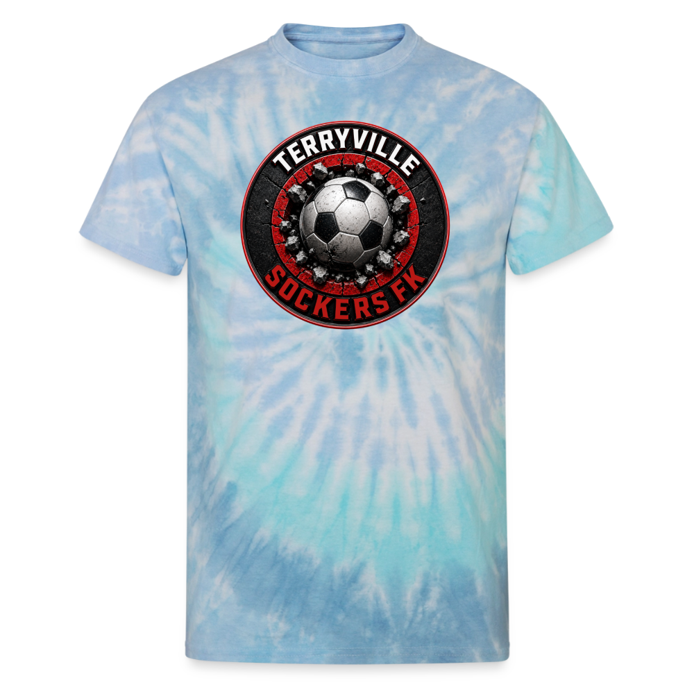 Unisex Tie Dye T-Shirt - blue lagoon