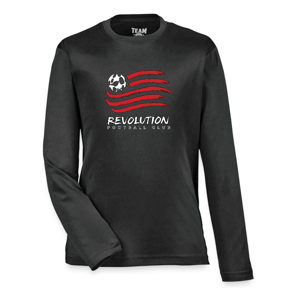 Youth Zone Performance Long-Sleeve T-Shirt - black
