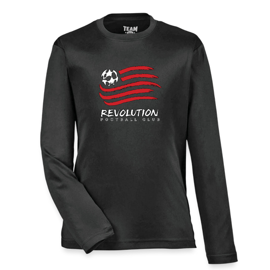 Youth Zone Performance Long-Sleeve T-Shirt - black