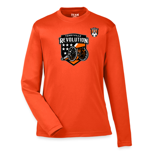Youth Zone Performance Long-Sleeve T-Shirt - orange