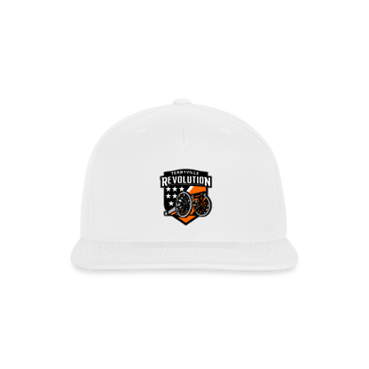Snapback Baseball Cap - white