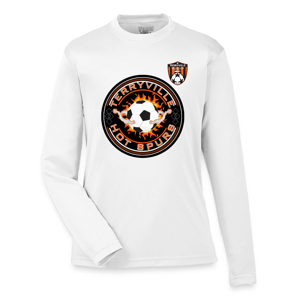 Youth Zone Performance Long-Sleeve T-Shirt - white