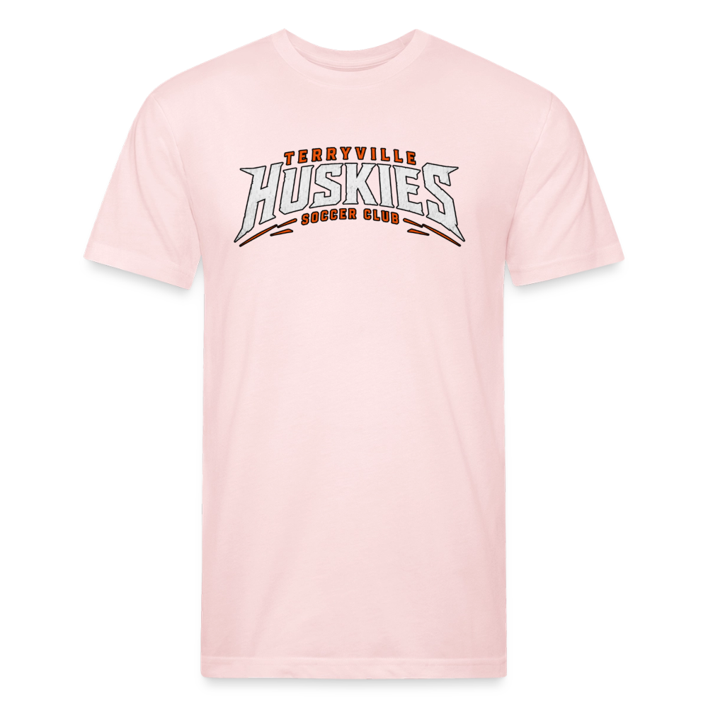 Fitted Cotton/Poly T-Shirt by Next Level - blush pink 