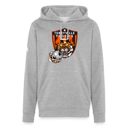 Adidas Unisex Fleece Hoodie - heather gray