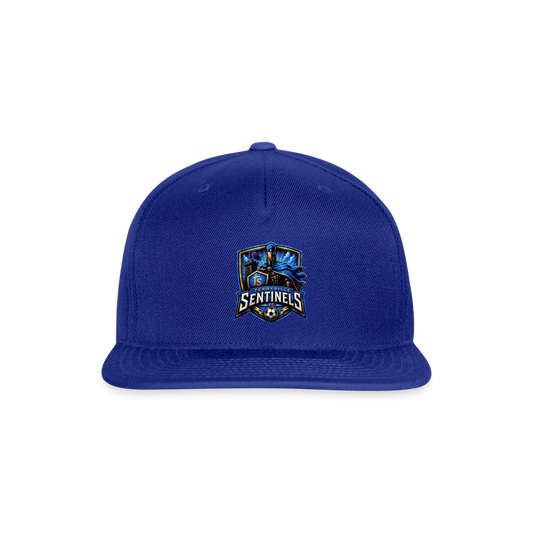 Snapback Baseball Cap - royal blue
