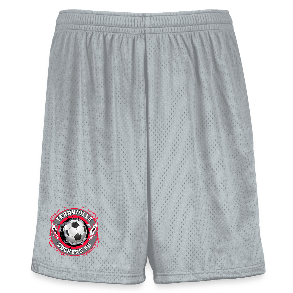 Augusta Sportswear Youth Modified Mesh Short - silver