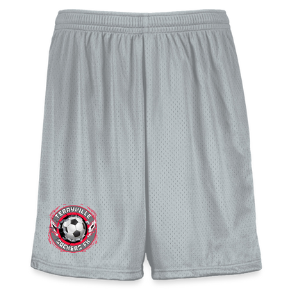 Augusta Sportswear Youth Modified Mesh Short - silver
