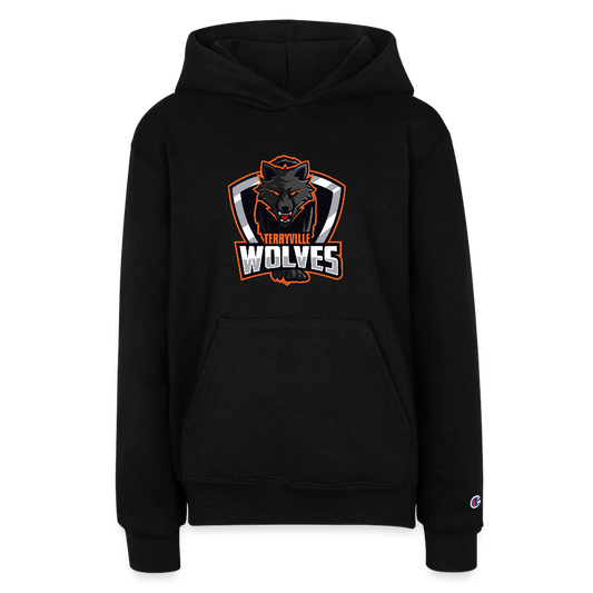 Champion Youth Hoodie - black