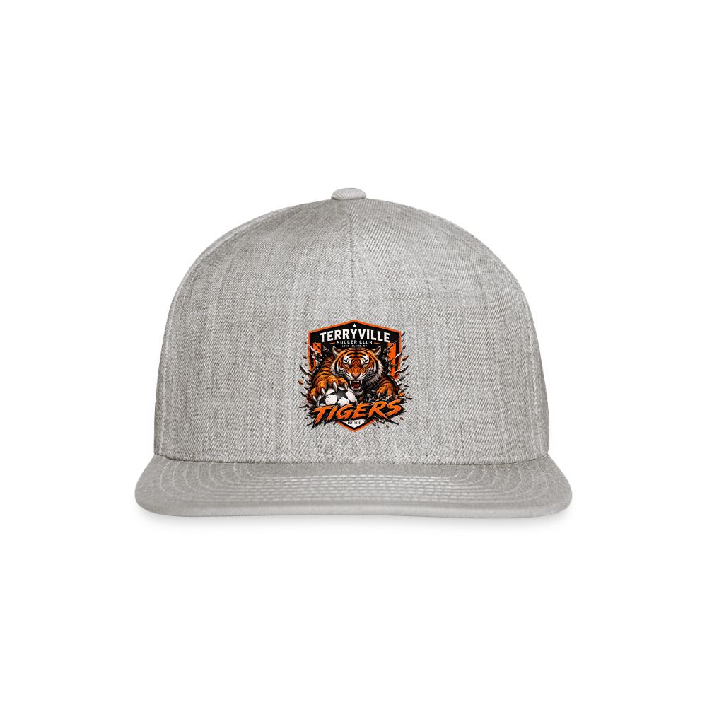 Snapback Baseball Cap - heather gray