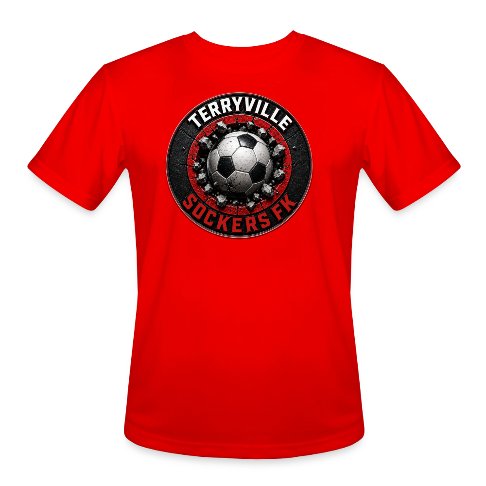 Men’s Moisture Wicking Performance T-Shirt - red