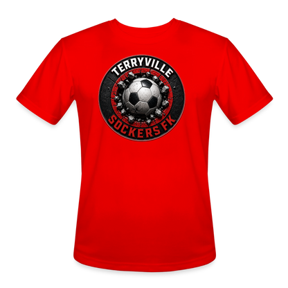 Men’s Moisture Wicking Performance T-Shirt - red
