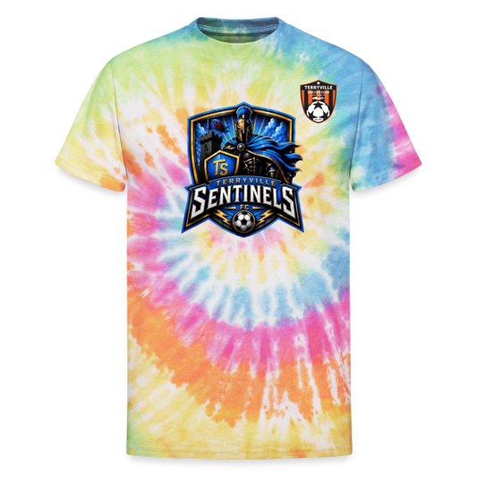 Unisex Tie Dye T-Shirt - rainbow