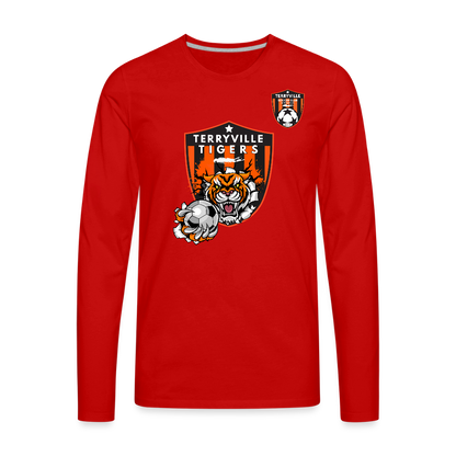 Men's Premium Long Sleeve T-Shirt - red