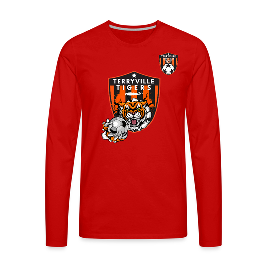 Men's Premium Long Sleeve T-Shirt - red
