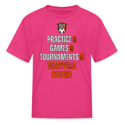 Kids' T-Shirt - fuchsia
