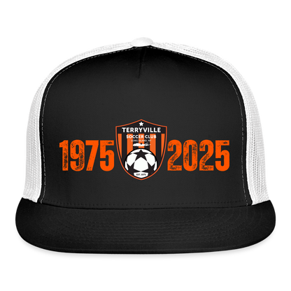 50th Anniversary Trucker Hat - black/white