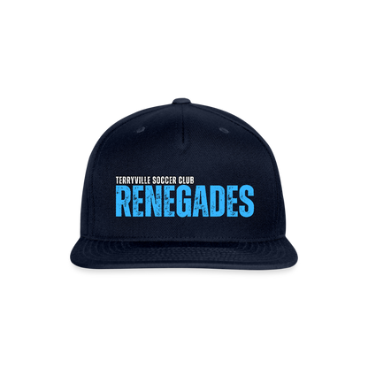 Snapback Baseball Cap - navy