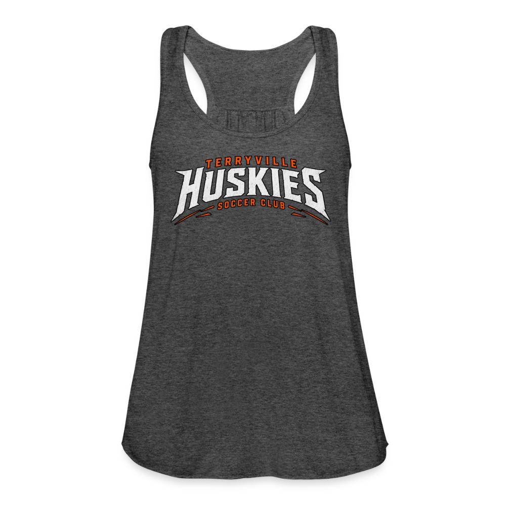 Women's Flowy Tank Top by Bella - deep heather