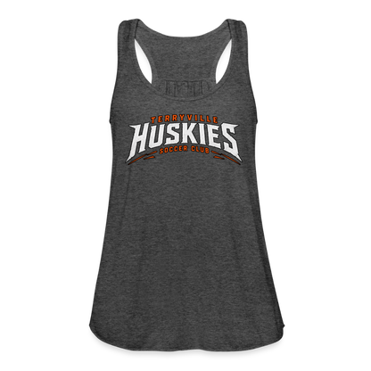 Women's Flowy Tank Top by Bella - deep heather