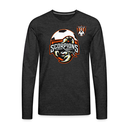 Men's Premium Long Sleeve T-Shirt - charcoal grey